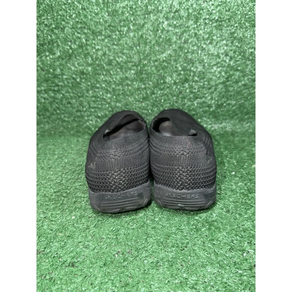 Skechers Shoes Womens Size 8.5 Black Reggae Fest Willows Slip On Comfort Sneaker